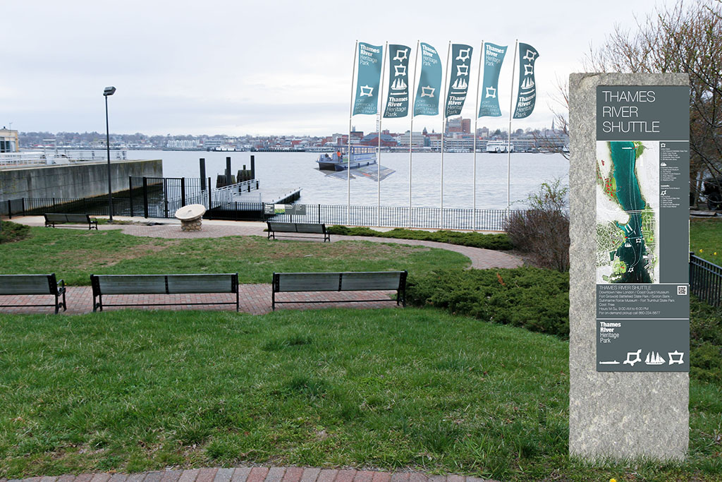 Groton Landing with Proposed Park Signage